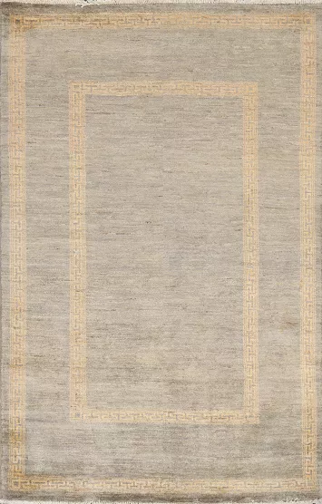 Handmade Gabbeh Kashkoli Oriental Area Rug 4x6