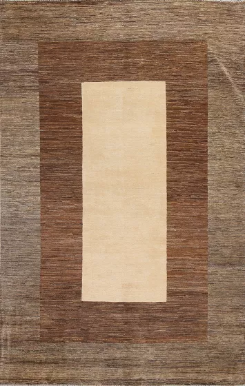 Handmade Gabbeh Kashkoli Oriental Area Rug 6x9