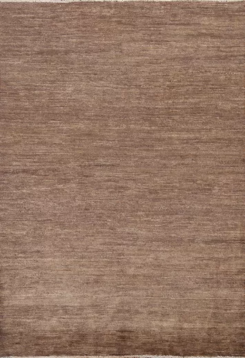 Contemporary Brown Gabbeh Kashkoli Oriental Area Rug 4x6