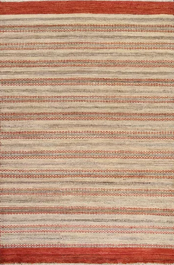 Handmade Gabbeh Kashkoli Oriental Area Rug 4x6