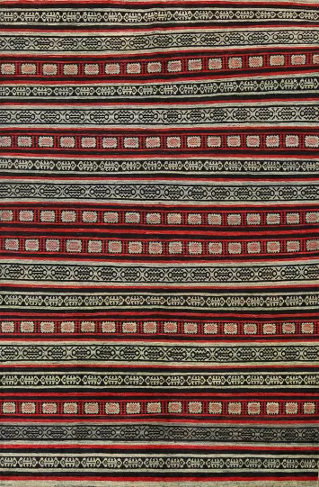 Vegetable Dye Gabbeh Kashkoli Oriental Area Rug 6x10