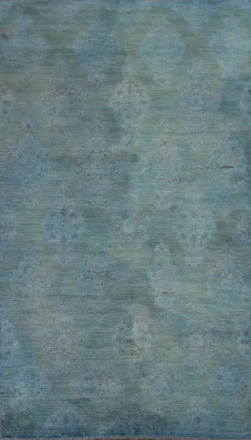 Handmade Wool Oushak Oriental Area Rug 5x9