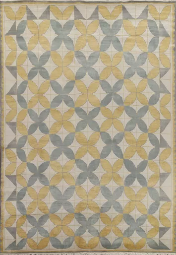 Handmade Wool Modern Oriental Area Rug 8x11