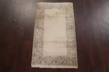 Hand-Knotted Nepalese Oriental Area Rug 3x4