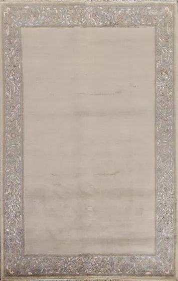 Handmade Wool Nepalese Oriental Area Rug 5x8