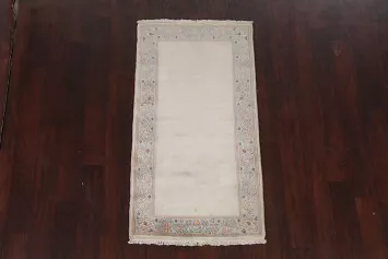 Hand-Knotted Wool Nepalese Oriental Runner Rug 2x5