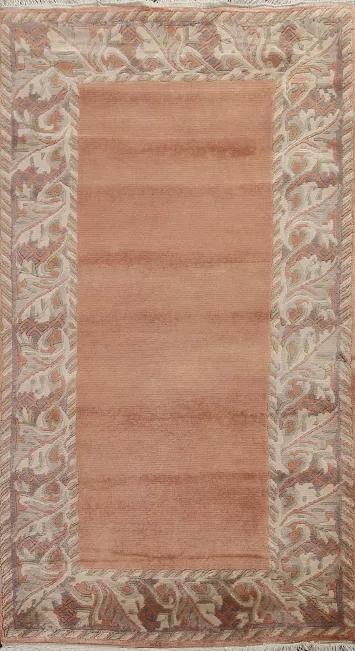 Hand-Knotted Wool Nepalese Oriental Area Rug 3x5