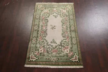 Handmade Wool Nepalese Oriental Area Rug 4x6