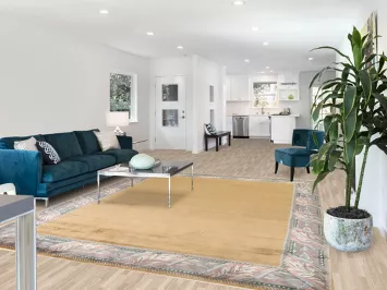 Bordered Wool Nepalese Oriental Area Rug 8x10