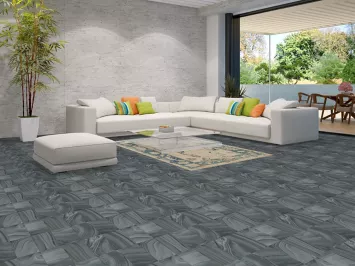 Vegetable Dye Wool Oushak Turkish Rug 5x8