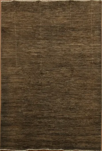 Contemporary Gabbeh Kashkoli Oriental Wool Rug 7x10