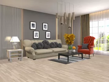 Striped Geometric Gabbeh Oriental Wool Rug 3x5