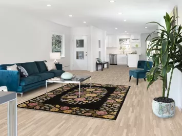 Vegetable Dye Aubusson Wool/ Silk Oriental Rug 6x8