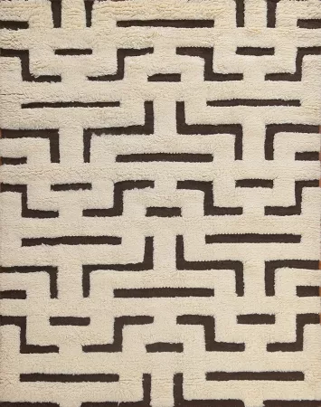 Geometric Moroccan Oriental Area Rug 6x7