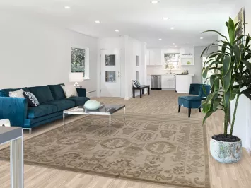 Hand-Knotted Wool Oushak Oriental Area Rug 8x10