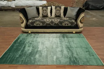 Stylish Gabbeh Green Ombre Rug Perfect for Modern Spaces 5x8 ft