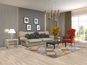 Trellis Wool Moroccan Oriental Handmade Rug 6x8