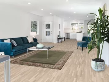 Green Handmade Nepalese Oriental Area Rug 6x8