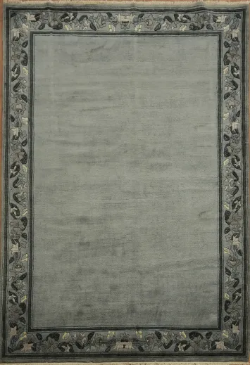 Handmade Nepalese Oriental Wool Rug 6x9