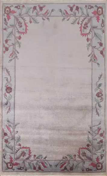 Handmade Nepalese Oriental Wool Rug 5x8