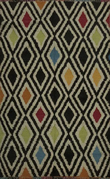 Trellis Wool Moroccan Oriental Area Rug 6x8