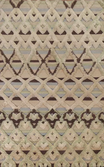 Trellis Wool Moroccan Oriental Area Rug 6x9