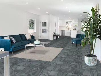 Contemporary Abstract Oriental Rug 5x6