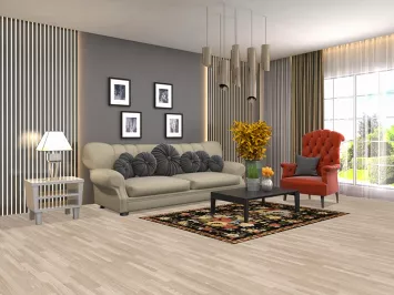 Vegetable Dye Aubusson Oriental Area Rug 4x6