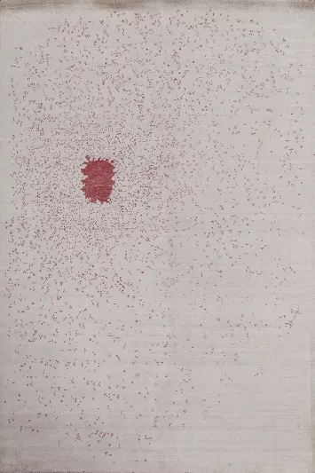 Abstract Gabbeh Oriental Area Rug 5x6