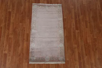 Bordered Nepalese Oriental Wool Rug 3x5