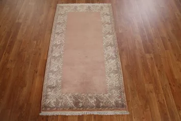 Bordered Nepalese Oriental Wool Rug 3x5