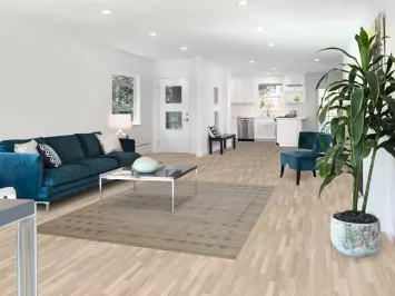 Elegant Minimalist Gabbeh Rug with Subtle Geometric Patterns 6x8