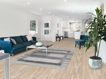 Minimalist Tribal-Patterned Rectangular Gabbeh Area Rug 6x8