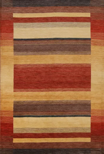 Geometric Gabbeh Oriental Handmade Rug 6x8