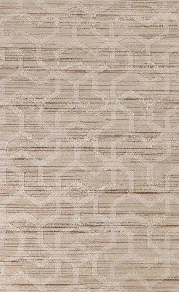 All-Over Geometric Gabbeh Oriental Wool Rug 5x8