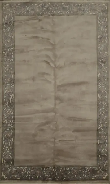 Hand-Knotted Wool Nepalese Oriental Area Rug 5x8