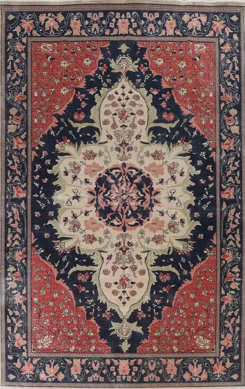 Handmade Sarouk Farahan Turkish Wool Rug 9x12