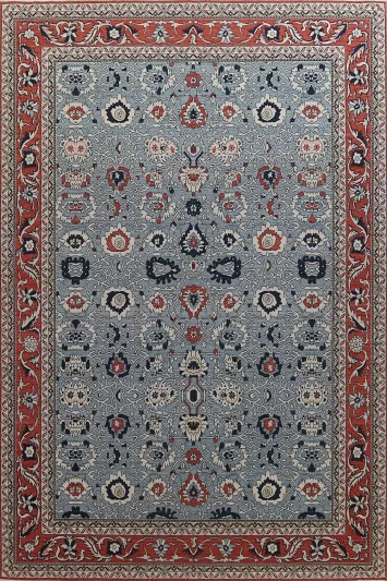 All-Over Floral Sultanabad Ziegler Turkish Area Rug 10x13