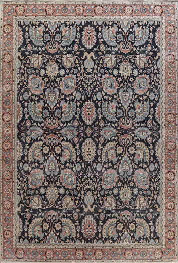 Floral Wool Sultanabad Ziegler Turkish Area Rug 10x13