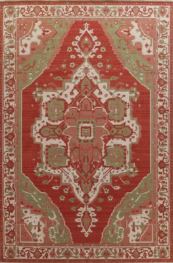 Handmade Wool Heriz Serapi Turkish Area Rug 10x13