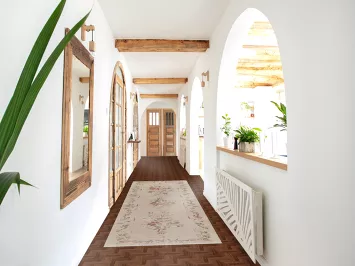 Wool Floral Aubusson Oriental Runner Rug 3x10