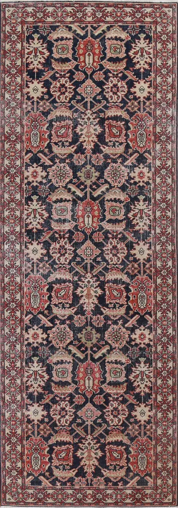 Handmade Wool Ziegler Turkish Runner Rug 3x10