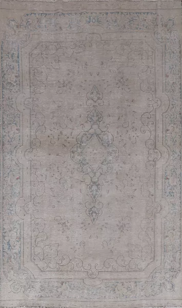 Floral Kerman Persian Area Rug 6x10