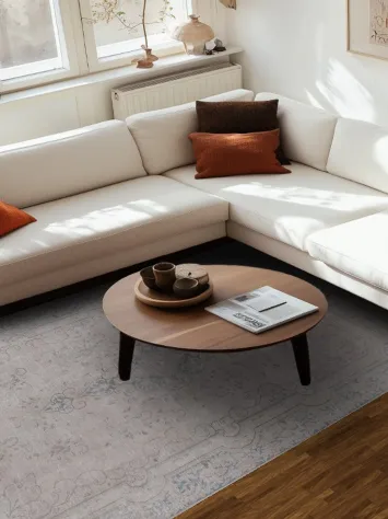 Floral Kerman Persian Area Rug 6x10