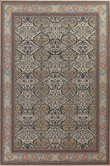 Handmade Wool Bakhtiari Turkish Rug 9x12