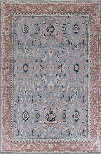 Hand-Knotted Wool Sultanabad Ziegler Oriental Rug 9x12