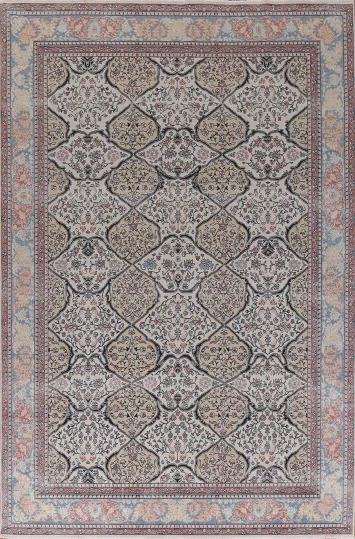 Hand-Knotted Bakhtiari Turkish Wool Rug 9x12