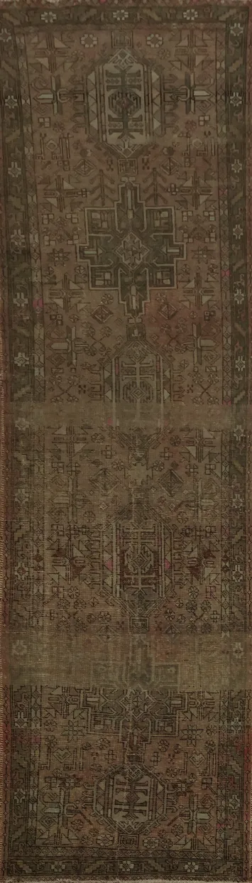 Classic Elegance Intricate Design Ardebil Persian Runner Rug 3x14