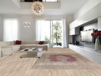 Geometric Distressed Burgundy Kerman Persian Area Rug 10x13