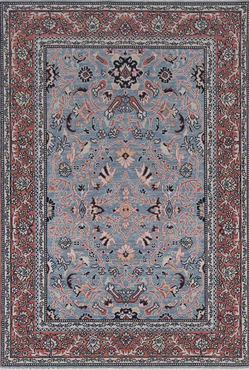 Floral Handmade Sultanabad Ziegler Turkish Area Rug 4x6